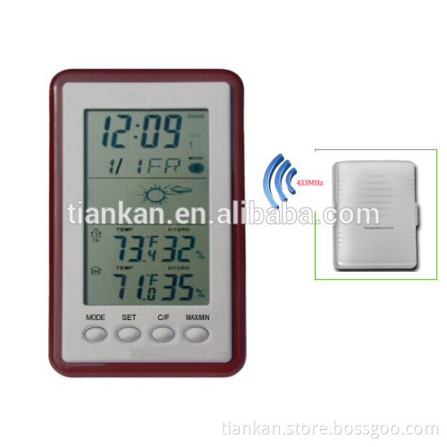 Weather Station with table clock calender and temperature forecast
